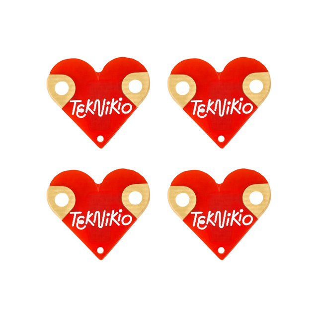 [4 pack] Teknikio Red Heart LEDboard v1.0