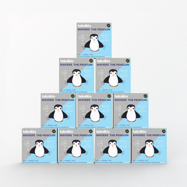 [10 pack] Shivers the Penguin Kit - teknikio