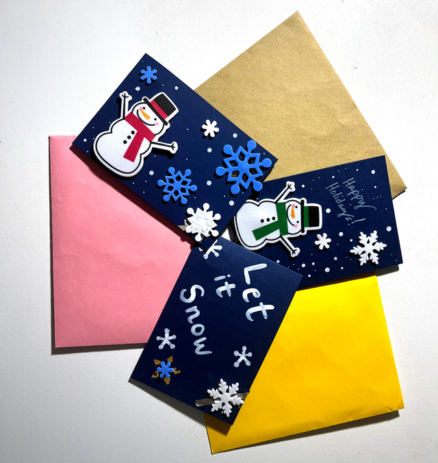 "LED it snow" Holiday Card Kit