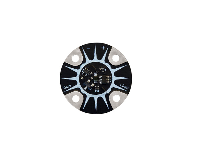 Teknikio Round Ambient Light Sensor Board v.10 in Black - Front